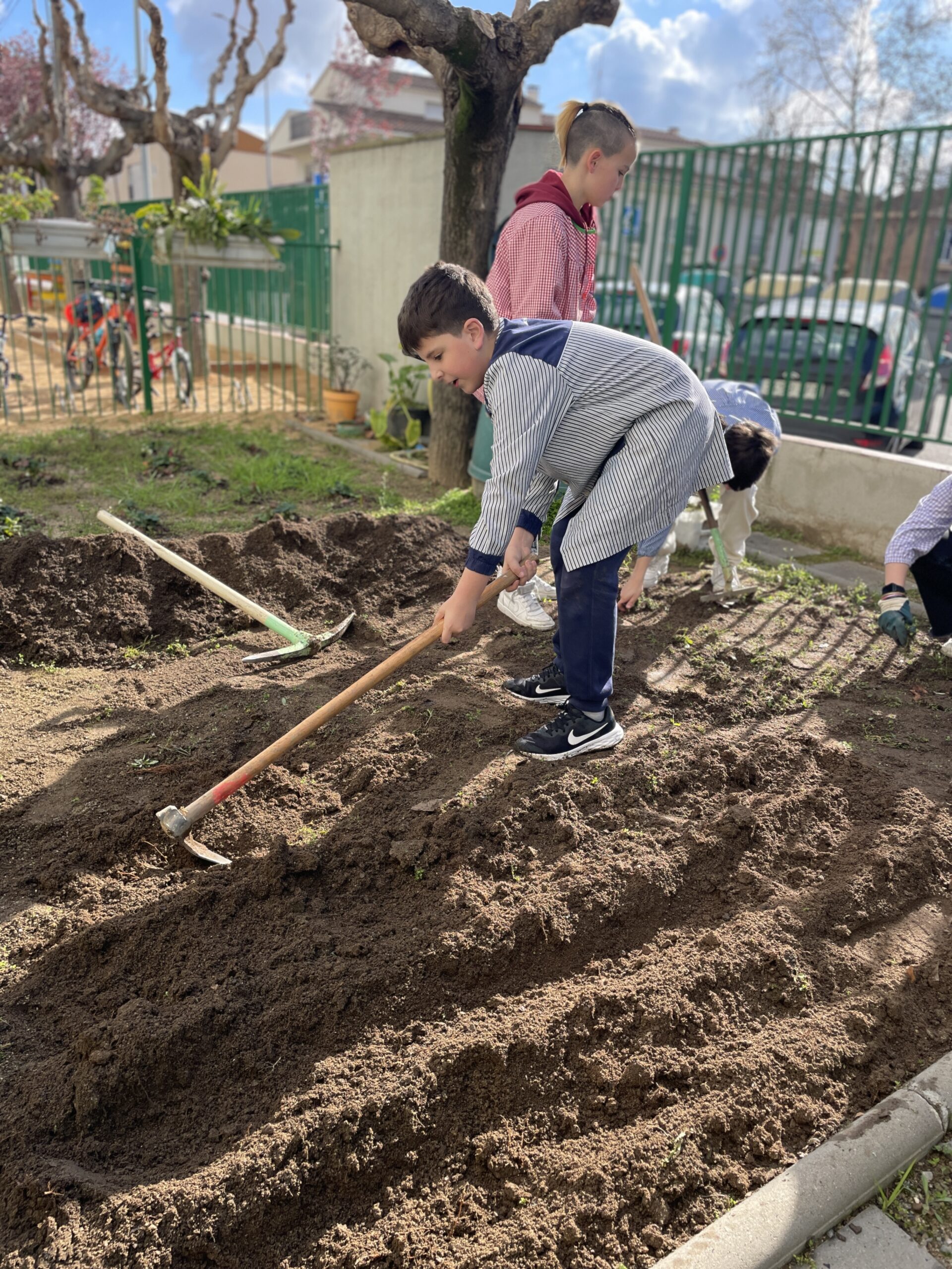 L'hort <br>a l'escola
